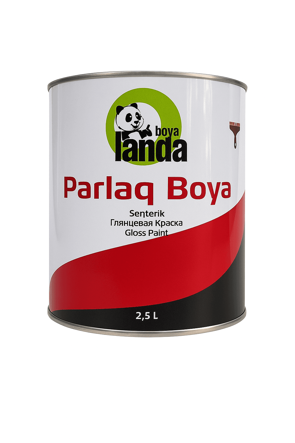 Parlaq boya koyu kahvesi 2.5L Panda