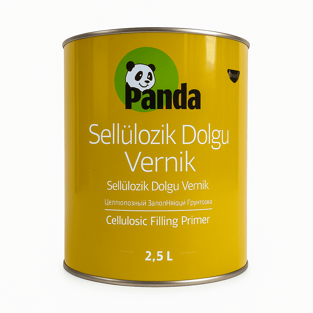 Sellülozik dolğu vernik 2.5L Panda