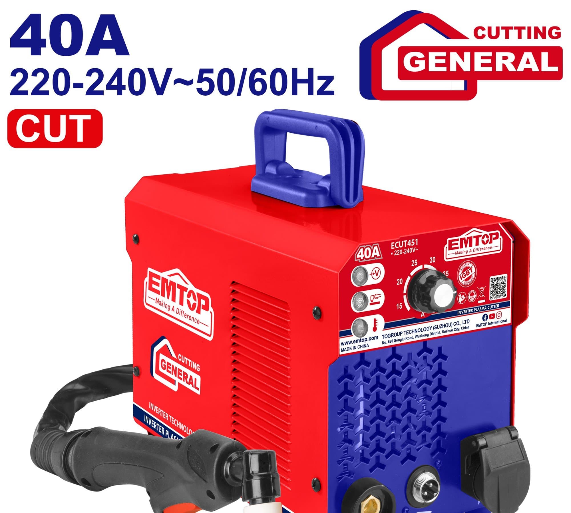 Qaynaq aparati CUT 40A Emtop